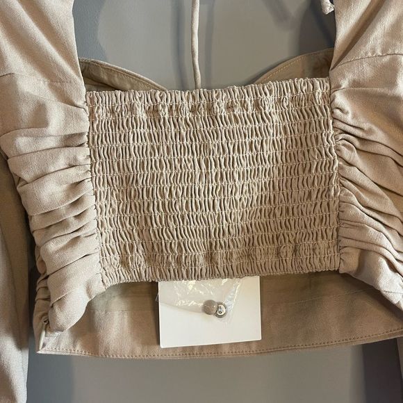 Majorelle Emily Bustier Puff Sleeve Crop Top | SZ XXS - Picture 11 of 16